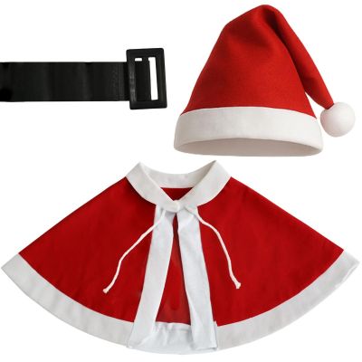 3. Frau-Weihnachtsmann-Kostüm mit Umhang