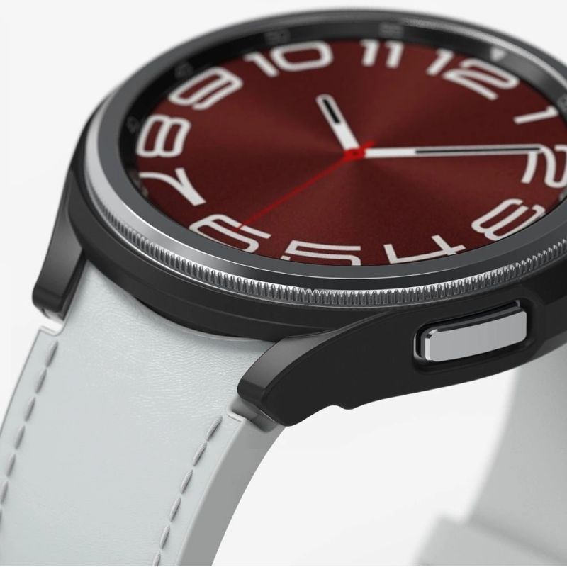 4. Ringke Slim 2er-Pack Hülle für Samsung Galaxy Watch 6 Classic 43 mm - Schwarz und Transparent