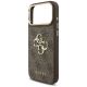 6. Guess 4G Big 4G Classic Logo Big Strap Metal Buttons Case für iPhone 17 Pro Max - Braun