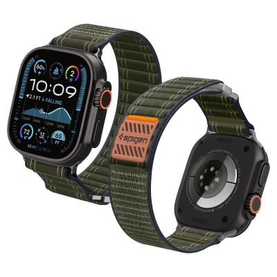 Spigen WBF0 Armband für Apple Watch 44 / 45 / 46 / 49 mm - Grün