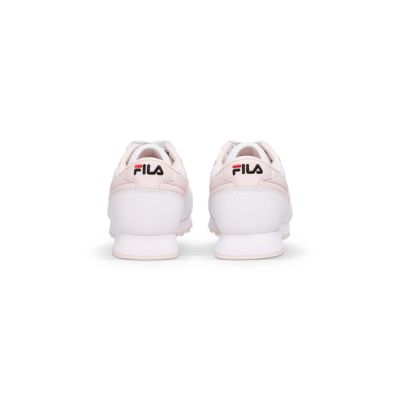 3. Fila Orbit Damen Sportschuhe Sneakers modisch bequem leicht weiß rosa