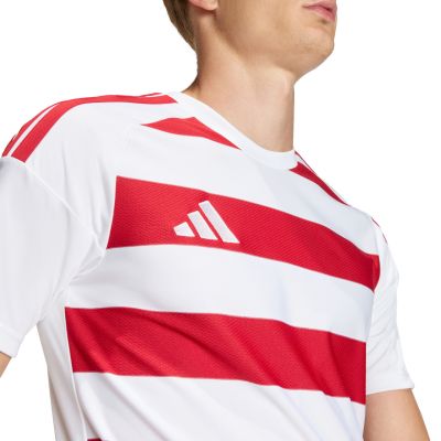 5. adidas Herren-Trikot Hooped 26 Jersey weiß-rot KF3388