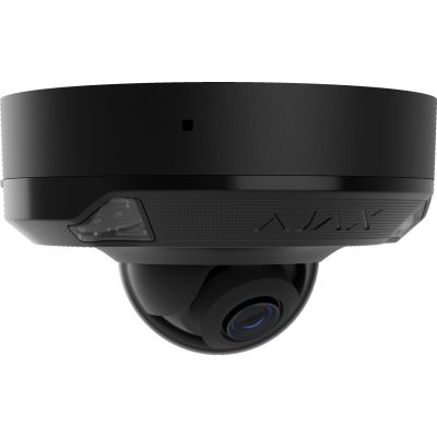Ajax HL Kamera – Dome (Glas) DomeCam Mini (8 MP/2,8 mm) (8EU) – Schwarz