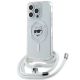 Karl Lagerfeld IML Choupette Head & Cord MagSafe Hülle für iPhone 14 Pro Max – transparent