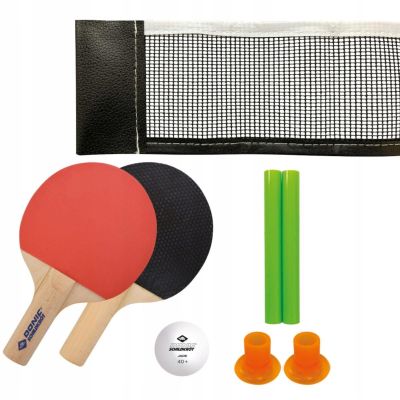 3. MINI-TISCHTENNIS-SET, 2 SCHLÄGER, NETZ, 1 BALL