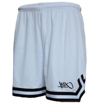 2. K1X Double-X Shorts Weiße Herren-Basketball-Trainingsshorts - 6013698