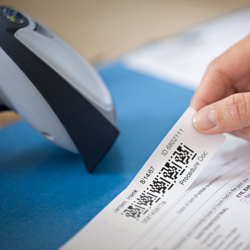 13. Vorteilspackung/12 Rollen mit je 13 Etiketten, 28 x 89 cm, weiß