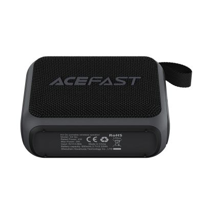 5. Acefast K4 Go Bluetooth 5.4 Mini-Funklautsprecher – Schwarz