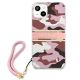 3. Guess GUHCP13SKCABPI iPhone 13 mini 5.4" pink/pink Hardcase Camo Strap Collection