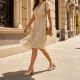 7. Beige Sergio Leone SK469 Damen-Sandalen mit hohem Absatz