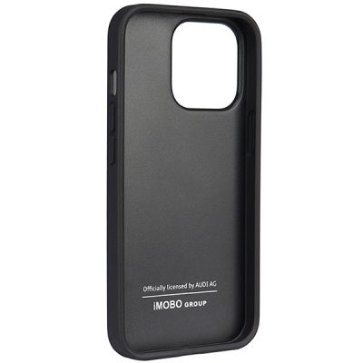 4. Audi Kunstleder iPhone 13 Pro / 13 6,1" schwarz/schwarz Hardcase AU-TPUPCIP13P-TT/D1-BK