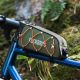 9. Rockbros 30120045001 ROAD TO SKY Fahrradtasche für das Oberrohr, wasserdicht, 0,7 l – grün
