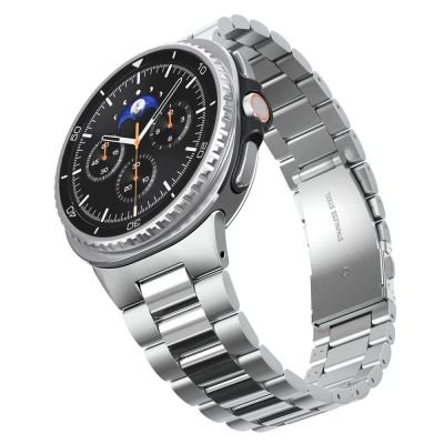 8. Spigen Modern Fit Band für Samsung Galaxy Watch 40/44/46 mm - Silber