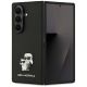 Karl Lagerfeld Saffiano Karl&Choupette Pin Case für Samsung Galaxy Z Fold7 – Schwarz