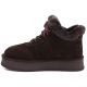 3. Damen-Plateau-Ankle-Boots aus braunem Wildleder von Big Star (UU274312)