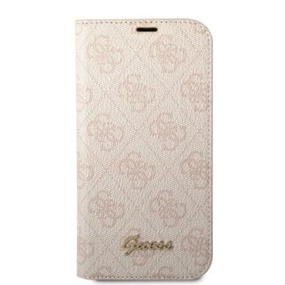 3. Guess GUBKP14LHG4SHP iPhone 14 Pro 6.1 "rosa / rosa Buch 4G Vintage Gold Logo