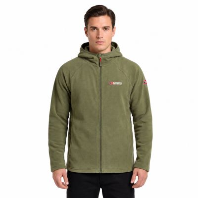 Herren-Fleecejacke Geographical Norway TUGOOD KAKI DB MEN 233 (WZ3332H/GN-KAKI)