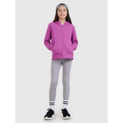 3. Mädchen-Sweatshirt mit Reißverschluss und Kapuze 4F 4FJWSS25TSWSF1706-50S