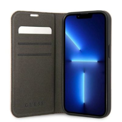 4. Guess GUBKP14XHG4SHP iPhone 14 Pro Max 6,7 "rosa / rosa Buch 4G Vintage Gold Logo