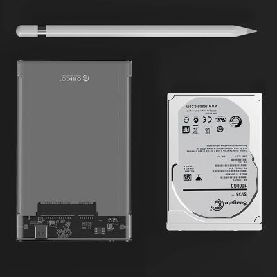 4. Orico 2139C3 2,5" HDD/SSD USB-C 5Gb/s Festplattenlaufwerk - Transparent