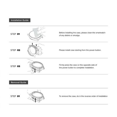 6. Ringke Slim 2er-Pack Hülle für Samsung Galaxy Watch 8 40 mm - Transparent-Mattschwarz