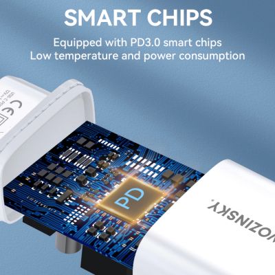 8. Wozinsky WGWCCW 20W USB-C Wandladegerät - Weiß
