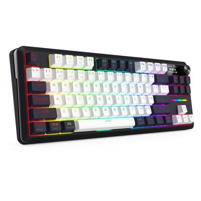 7. REDRAGON K746WB-RGB-PRO Tastatur USB + RF Wireless + Bluetooth Schwarz