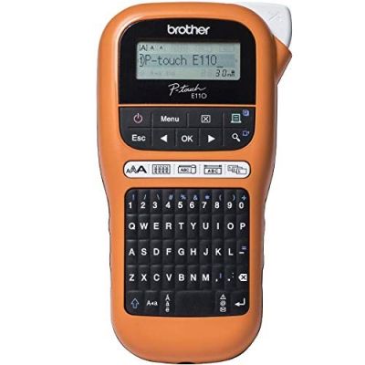 10. Brother PT-E110 Etikettendrucker, Thermotransfer, 180 x 180 dpi, 20 mm/s, HGe/TZe, QWERTY