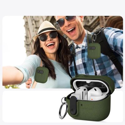 5. Tech-Protect Slim Hook Case für Samsung Galaxy Buds 3 / 3 FE / 3 Pro – Grün