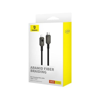 7. Baseus Unbreakable USB C IP Kabel 20W 1m (Schwarz)
