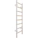 11. Turnwand aus Holz und Metall mit 4 Griffen und Bank, 200 W