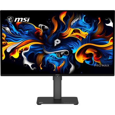 2. MSI Pro MAX 271UPX12G Computermonitor 67,3 cm (26,5") 3840 x 2160 px UltraWide Full HD QD-OLED Schwarz
