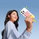 8. Baseus Popsicle 5200mAh 20W Powerbank mit integriertem Lightning Kabel (+ weißes Baseus Simple USB-C - USB-C 60W/20V/3A/30cm Kabel) - Gelb-Pink