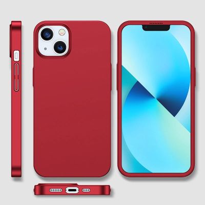 7. Joyroom 360 Full Case Cover für iPhone 13 Back & Front Cover + Tempered Glass rot (JR-BP927 rot)