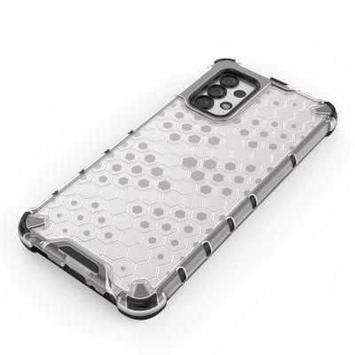 4. Gepanzerte Wabenhülle mit Gelrahmen für Samsung Galaxy A13 5G transparent