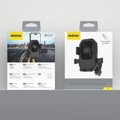 6. Dudao F7 Halterung für Fahrrad, Motorrad, Roller – schwarz
