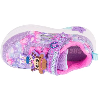 3. Skechers Snuggle Sneaks - Skech Squad 302214N-LVMT Pink 21