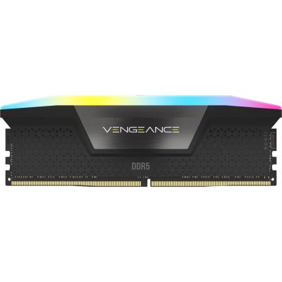 4. Corsair VENGEANCE RGB 64 GB (2x32 GB) DDR5 DRAM 6000 MHz C40
