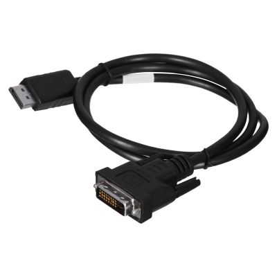 2. Lanberg CA-DPDV-10CU-0010-BK Kabel (DisplayPort M - DVI-D M; 1 m; schwarz)