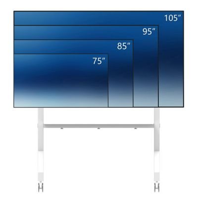 3. Neomounts FL50-575WH1 Multimedia-Ständer, weiß, Multimedia-Karten-/Multimedia-Wagen