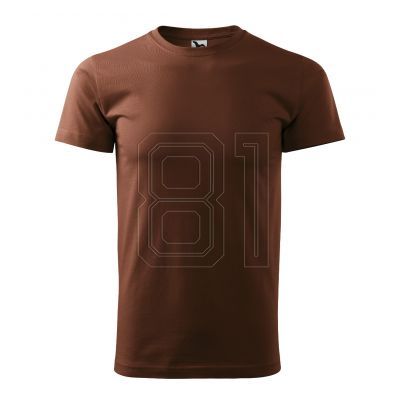 4. Malfini Basic M T-Shirt MLI-12938 Schokolade