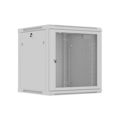15. LANBERG 19" 12U 600X600 GRAUER WANDMONTIERTER RACK-SCHRANK MIT PERFORIERTEN TÜREN (FLAT PACK)