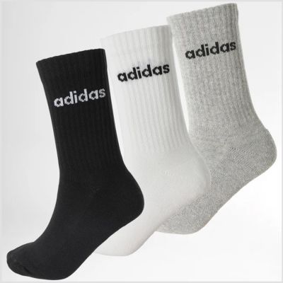 2. Adidas Linear Crew Gepolsterte Socken IC1302