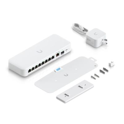 17. Switch Ubiquiti UniFi 9p Managed Multigigabit/10G (USW-Flex-2.5G-8-EU)