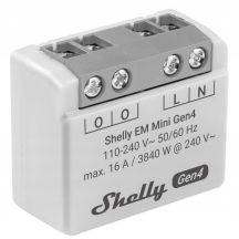 Shelly EM Mini Gen4 Intelligenter WLAN-Energieverbrauchsüberwachungscontroller