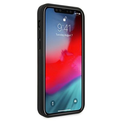 4. Ferrari Off Track Stepphülle für iPhone 12 / 12 Pro - Schwarz