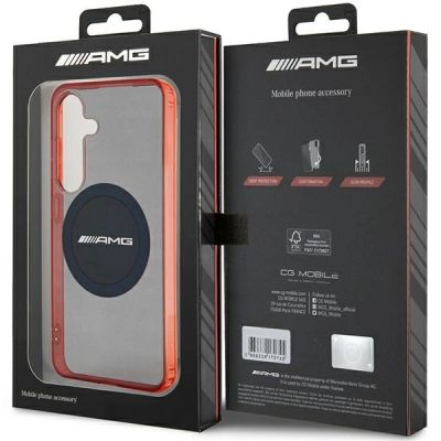 8. AMG Transparente Bicolor MagSafe-Hülle für Samsung Galaxy S24 – Schwarz