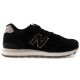 New Balance Damen-Sportschuhe Sneakers 515 aus schwarzem Veloursleder