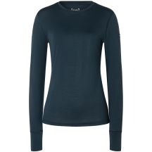 Damen-Thermoshirt mit langen Ärmeln SUPER.NATURAL W Arctic 230 LS, marineblau