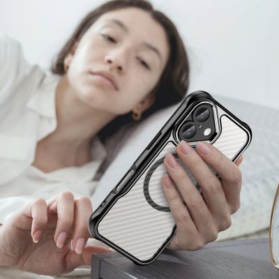 9. Leading Series MagSafe Silikonhülle für iPhone 16 Plus – Schwarz